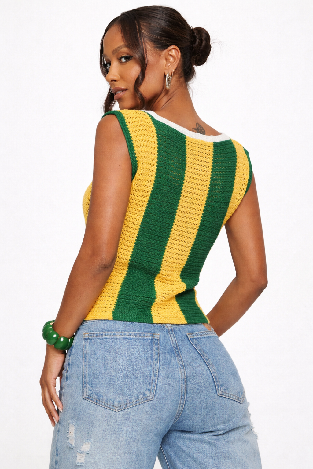 Regata Tricot Brasil Estilo Tendência