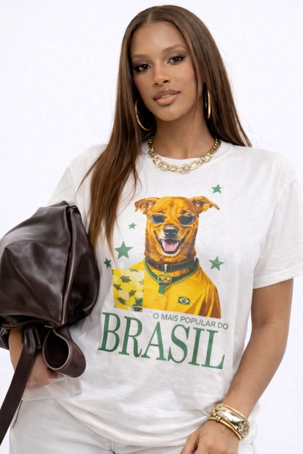 Camisa Brasileirice cachorro caramelo 01