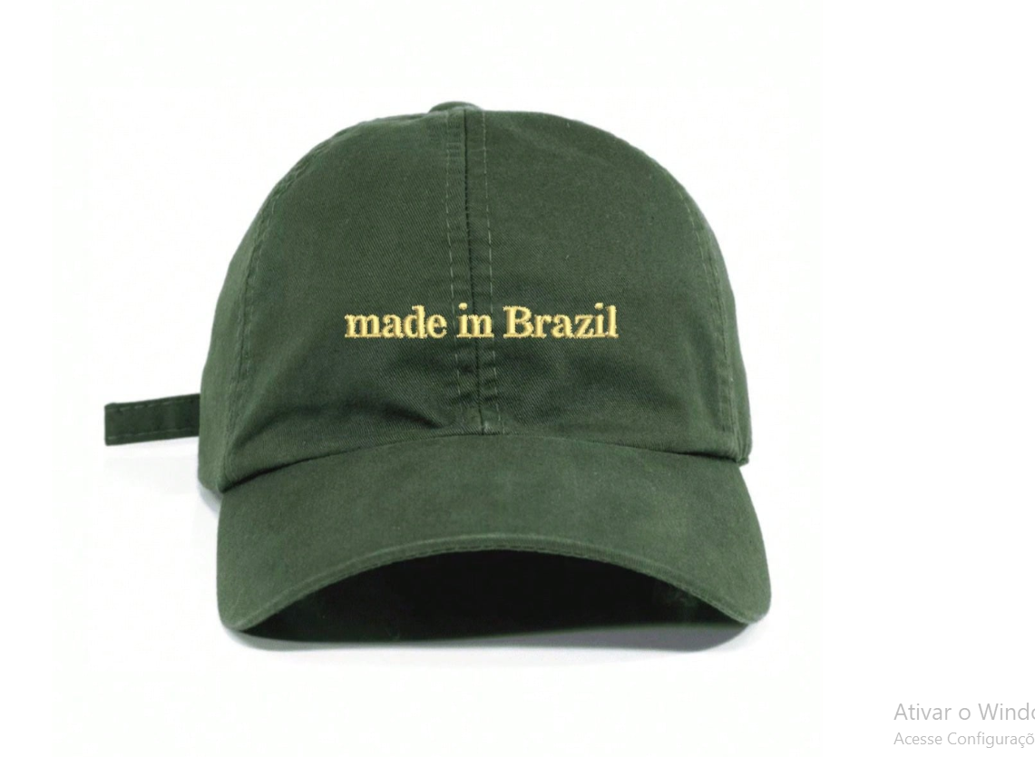 Boné Made in Brazil – Verde Militar