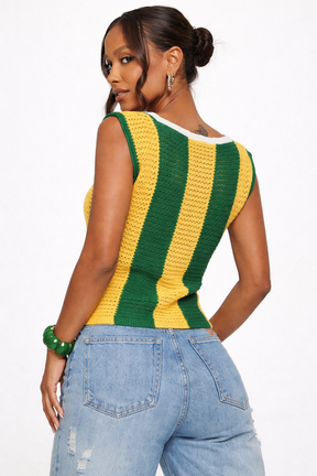 Regata Tricot Brasil Estilo Tendência